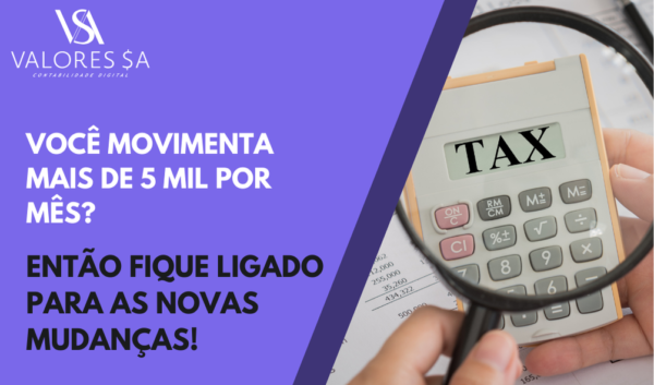 Monitoramento das movimentações financeira acima de R$ 5.000,00 pela Receita Federal